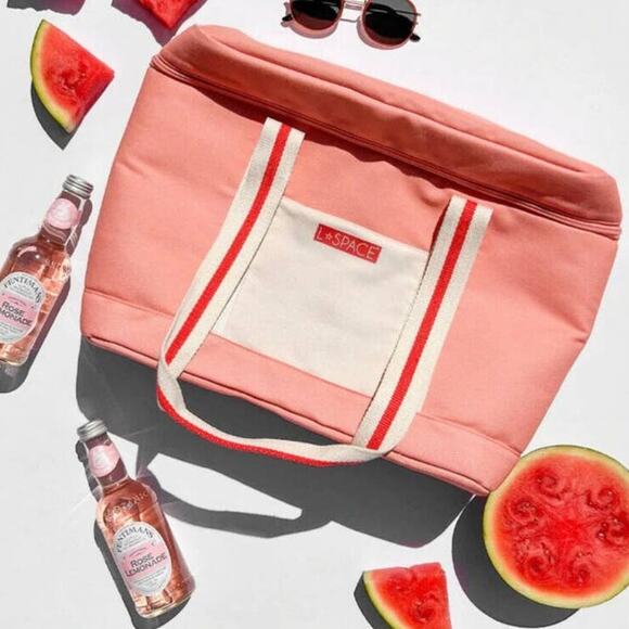 L*Space Coastal Cooler Pink Bag - Picture 1 of 5